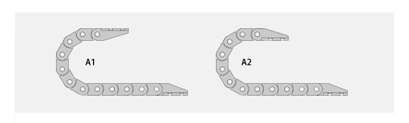 微型15系列拖链可选配的接头要装方式